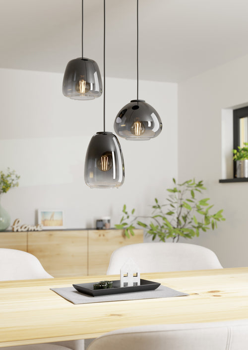 EGLO hanglamp Aguilares - e27 - ø 43 cm - zwart
