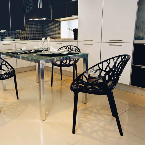 Garden Impressions tuinstoel Crystal zwart - 4 stuks - vtwonen shop