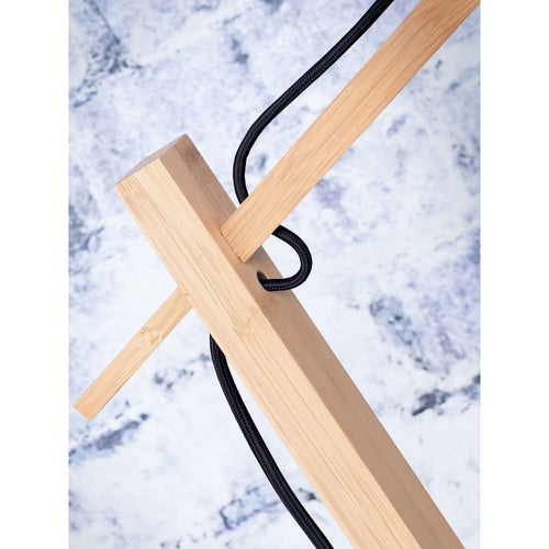 GOOD&MOJO vloerlamp Tahiti - bruin - Ø45cm - vtwonen shop