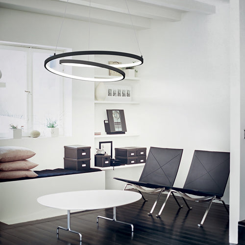LED decoratieve Swirl geïntegreerde hanglamp wit, 3000K