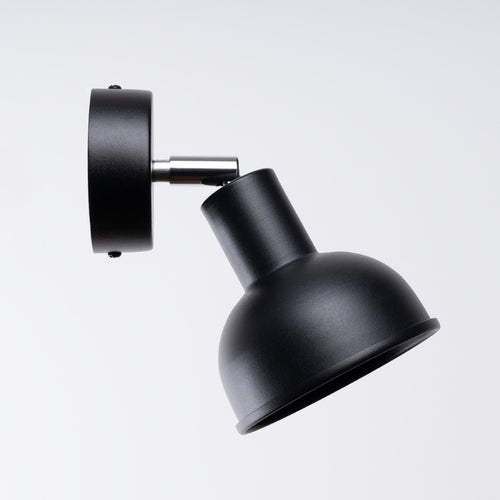 Sollux Lighting Wandlamp ELBA zwart - 19x11x17cm