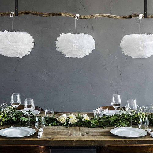 Umage Eos Mini hanglamp white - met koordset zwart - Ø 35 cm - vtwonen shop