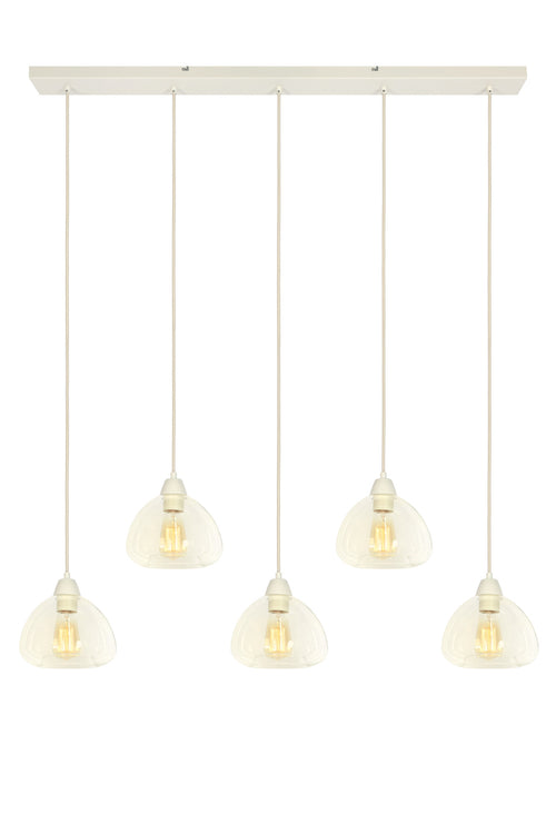 Light & Living hanglamp BISHO - wit - 104x19x14cm - vtwonen shop