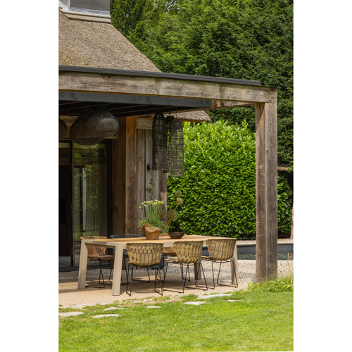 WOOOD tuinstoelen Wings - Polyester - Naturel - 78x55x54 - Set van 2 - vtwonen shop