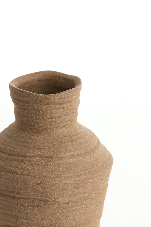 Light & Living vaas GRECCIO - Ø15x20.5cm - bruin - vtwonen shop