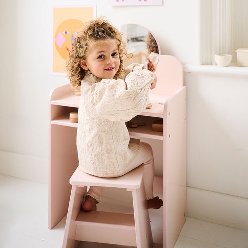 Petite Amélie Kinder kaptafel BELLE - Spaanplaat - roze