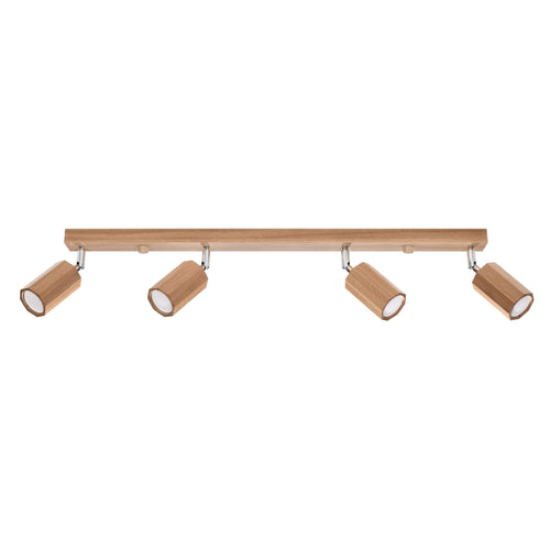 Sollux Lighting Plafondlamp ZEKE 4 eik - 80x5x20cm