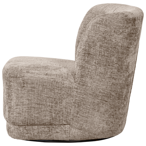 WOOOD draaifauteuil Atty - Polyester - Zand - 75x74x65 - vtwonen shop