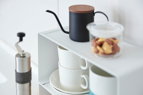 Yamazaki Smal Stapelbaar Keukenrekje - Tower - Wit - vtwonen shop