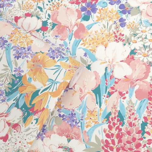 Laura Ashley Vliesbehang - Everingham Meadow Multi