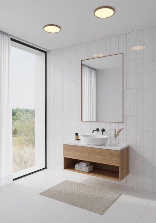 Nordlux Oja 29 Plafondlamp Hout - Integrated LED - Ø 29,4cm