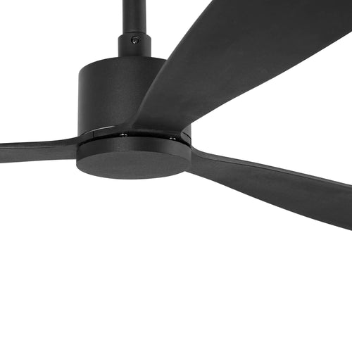 Faro Amelia Zwarte plafondventilator, 6 snelheden