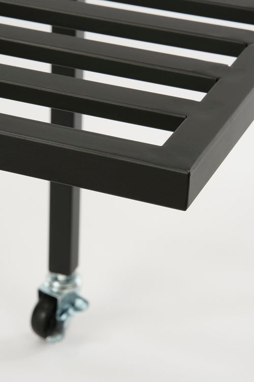 Mica Decorations  Greenrax Plantentafel - L118 x B38 x H36 cm - Metaal - Zwart