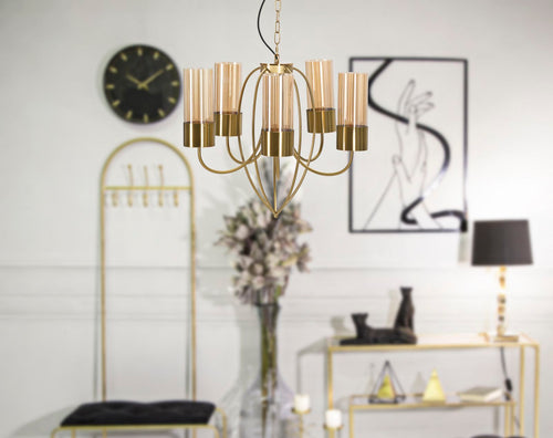 Mauro Ferretti kroonluchter - Ø 80x103 cm - goud