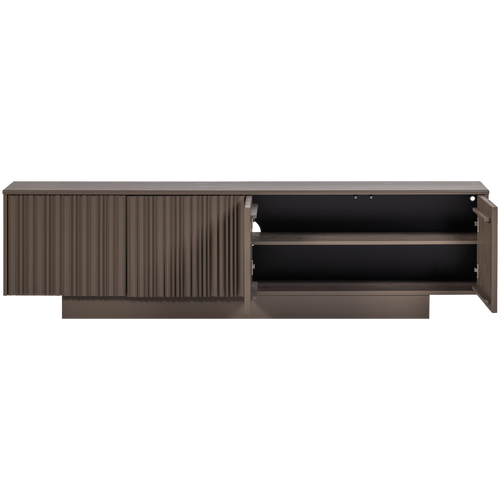 WOOOD tv meubel Nova 200 cm - Grenen - Truffel Bruin - 54x200x40