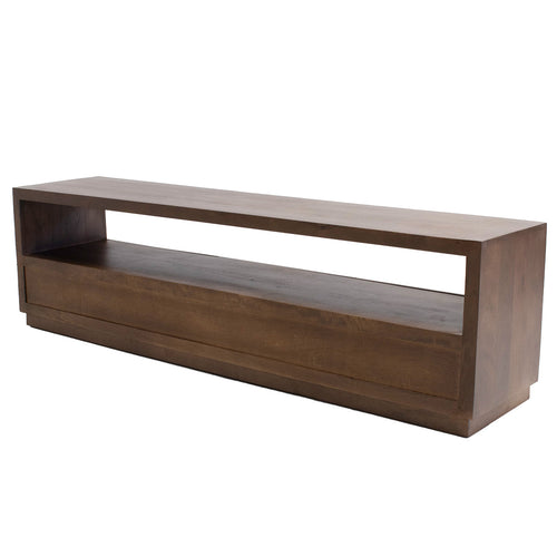 Giga Meubel Tv-meubel Luxurious - Donkerbruin Mangohout - 180x40x50cm - vtwonen shop
