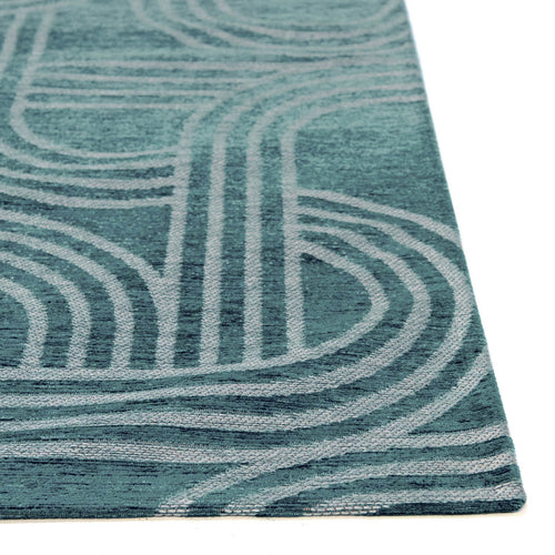 Lola&Moi vloerkleed Blue Glow - blauw - 140x200cm