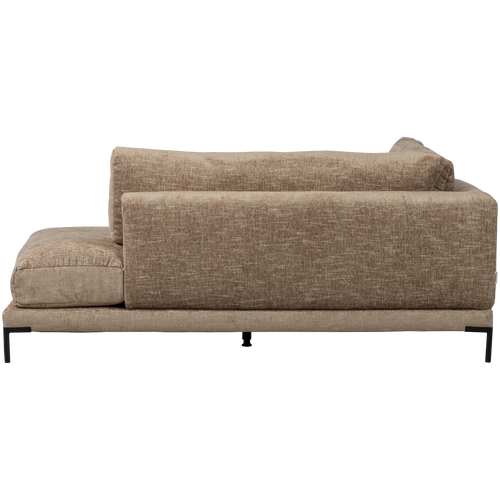 vtwonen lounge bank element links Couple - Polyester - Mud Melange - 89x100x200 - vtwonen shop