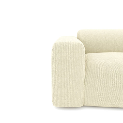 Sia Home - Fauteuils MYRA - Corduroy - Crème - 130cm - vtwonen shop