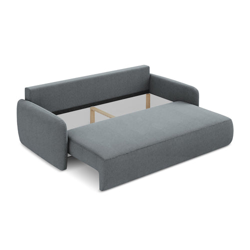 LaMiaSofa 3-zits slaapbank Corle - textuurstof - jeans - 218x102x86