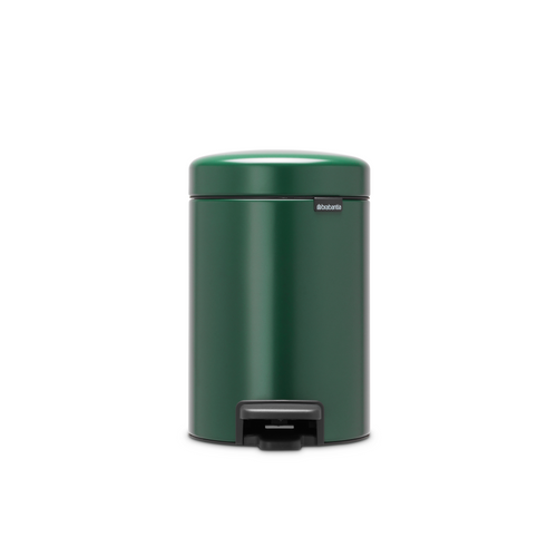 Brabantia NewIcon Pedaalemmer, 3 liter, kunststof binnenemmer - Pine Green