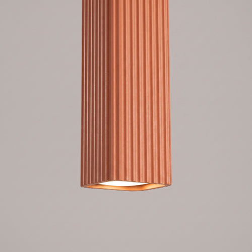 Sollux Lighting Hanglamp RAYO 3L rode oker - 45x6x98cm