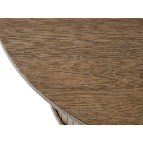 Olivine Lenn houten salontafel gerookt eiken - Ø90 cm - vtwonen shop