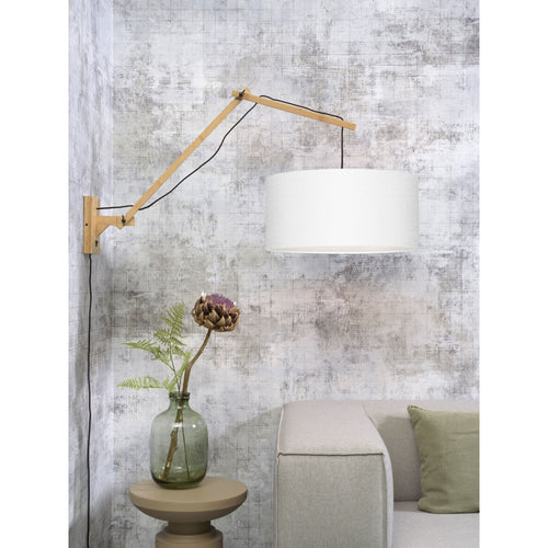 GOOD&MOJO wandlamp Andes - bruin - Ø47cm - vtwonen shop