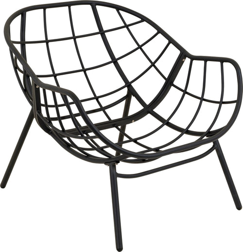 Lesli Living bistrostoel Cozy - grijs - 97x101x93cm