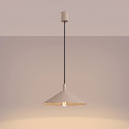 Sollux Lighting Hanglamp NOX 40 taupe - 40x40x135cm