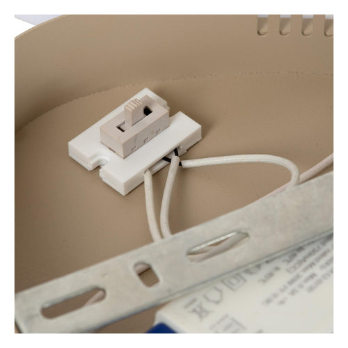 Lucide plafonnière SAMLING - Geïntegreerde LED - Taupe - vtwonen shop