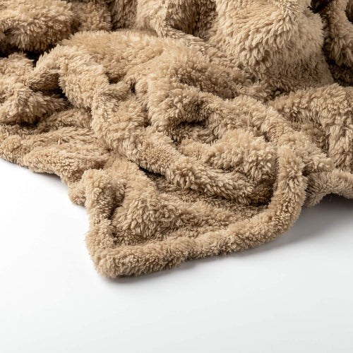 Dutch Decor set sierkussen en plaid - Pom en Leslie - Beige en wit - vtwonen shop