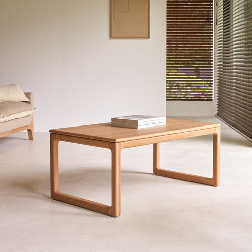 Tikamoon Salontafel van massief eikenhout - Naturel