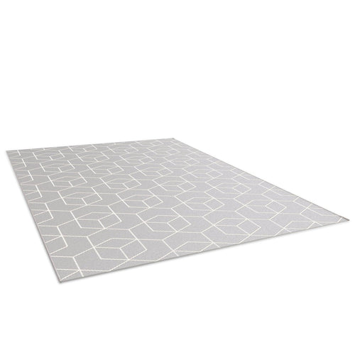 AFK Living vloerkleed Kube - voor binnen en buiten - grijs - 120 x 170 cm