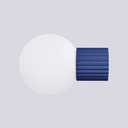 Sollux Lighting Wandlamp HALO ultramarijn IP44 - 12x17x12cm
