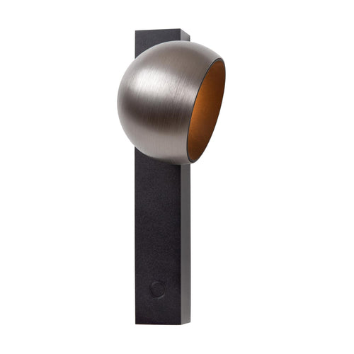 Lucide wandlamp ESFERA - Geïntegreerde LED - Grijs ijzer