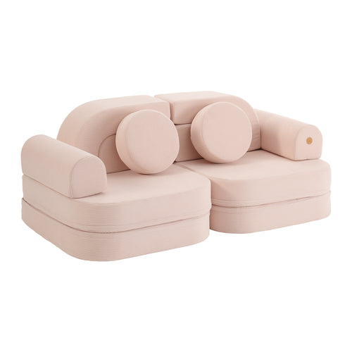 Schuimbouwstenen ROZE 10 delig