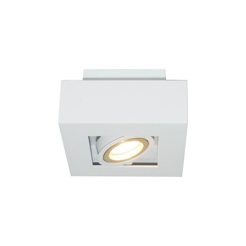 Artdelight spot Bosco - 1 lichts - 14  x 8.6   cm - wit