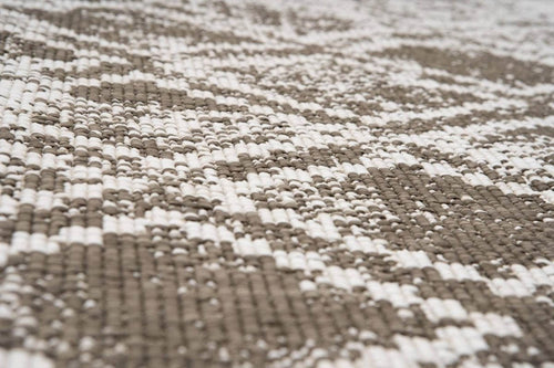 Buiten vloerkleed Frost - Bruin/Wit -  dubbelzijdig - EVA Interior - 200 x 290 cm - vtwonen shop