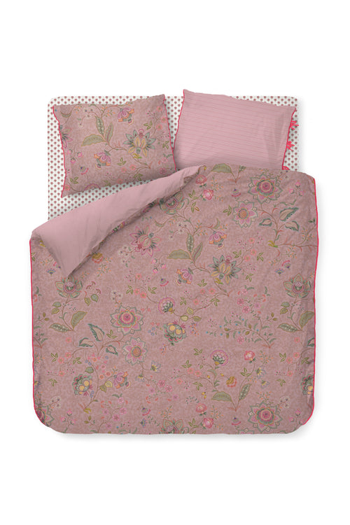 Pip Studio Dekbedovertrek Mumbai Morning - 240 x 200/220 cm - Roze