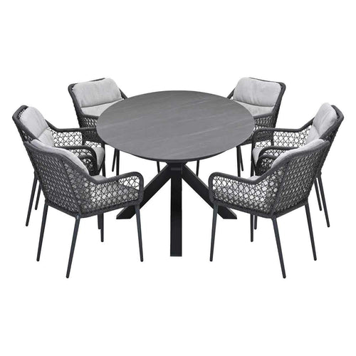 Garden Impressions tuinset Pemba - Scot - Napoli grey - 230x115 cm - 7-delig