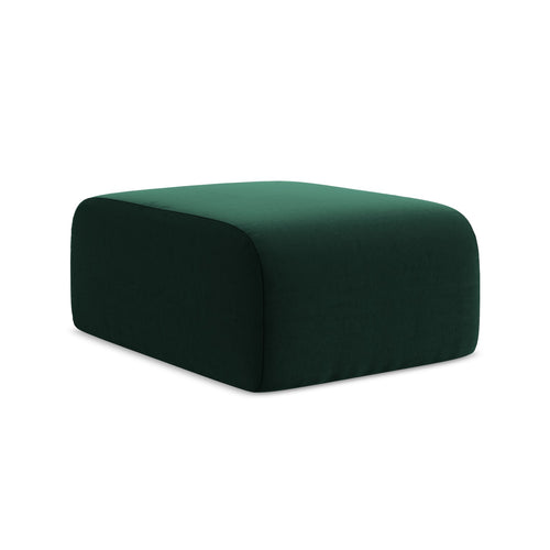LaMiaSofa Poef Cervo - velours - flessengroen - 72x94x42