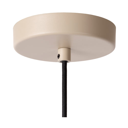 Lucide hanglamp LAMBRES - 1xE27 - Taupe - vtwonen shop