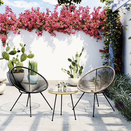 Kare Design Tuin Bijzettafel Acapulco 50cm Nature - vtwonen shop