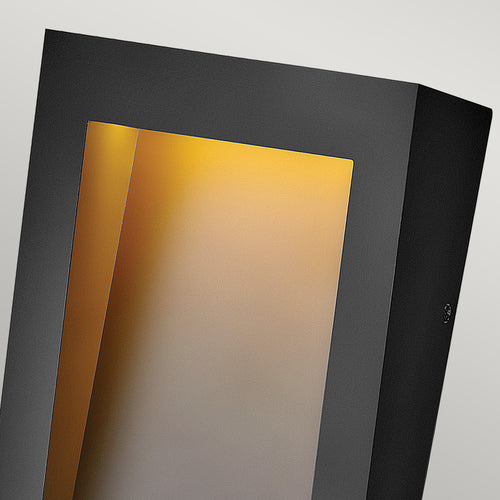 Elstead Hinkley Taper Buiten inbouw wandlamp getextureerd zwart, 3000K, IP44