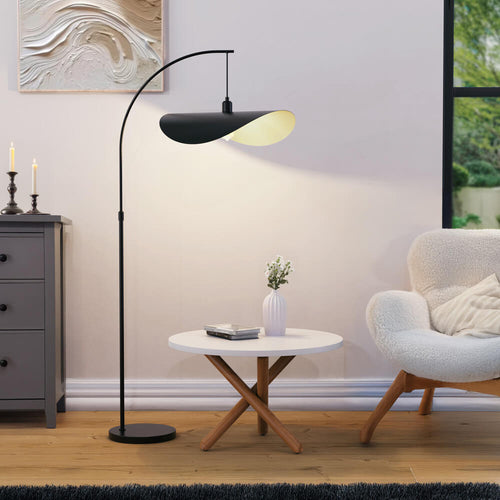 HOME DELUXE Design booglamp RONA - zwart/goud - vtwonen shop