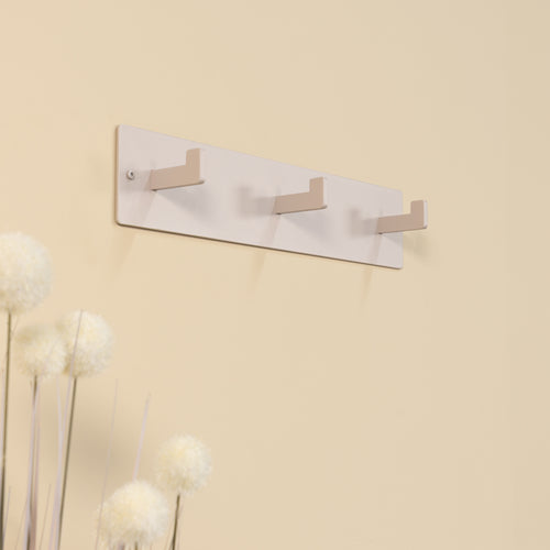 Spinder Design kapstok Leatherman 3 - Silky Taupe - 3 haken - vtwonen shop