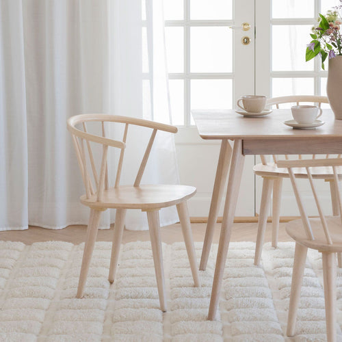 Rowico Home Carmen Houten Spijlenstoel Whitewash - vtwonen shop