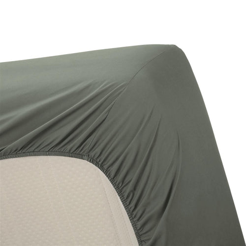 Ambiante hoeslaken Cotton Uni HL - 200x210/220 cm - groen - vtwonen shop