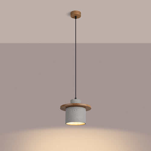Sollux Lighting Hanglamp MAB beton - 22x22x125cm